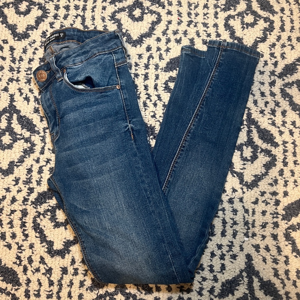 Almost Famous Dark Blue Skinny Jeans
